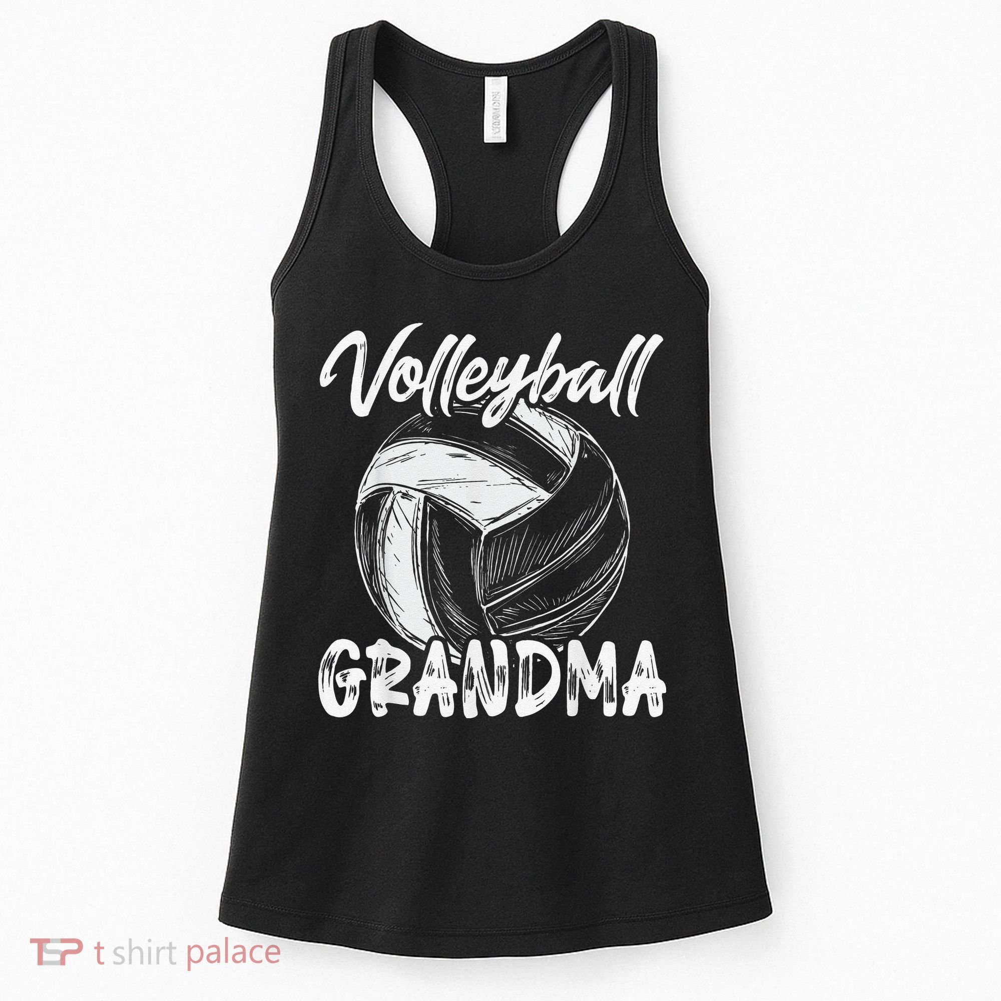 Volleyball Grandma For  Family Matching Players Team Women's Tank Top