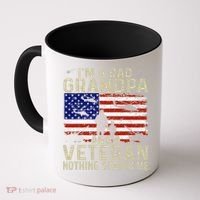 Veteran Grandpa For Grandpa Veteran Fathers Day Coffee Mug thumb 0