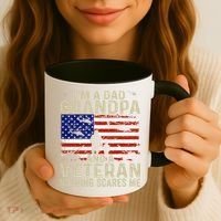 Veteran Grandpa For Grandpa Veteran Fathers Day Coffee Mug thumb 3