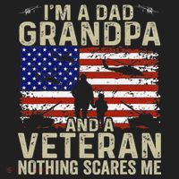 Veteran Grandpa For Grandpa Veteran Fathers Day Beanie thumb 2