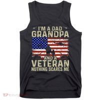 Veteran Grandpa For Grandpa Veteran Fathers Day Tank Top thumb 0