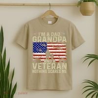 Veteran Grandpa For Grandpa Veteran Fathers Day T-Shirt thumb 2