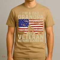 Veteran Grandpa For Grandpa Veteran Fathers Day T-Shirt thumb 3