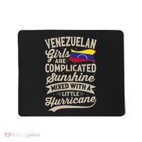 Venezuelan Girl Funny Venezuela Women Mousepad thumb 0