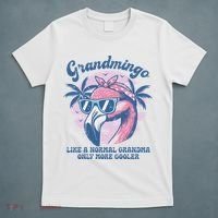 Vintage Grandmingo Flamingo Grandma Summer Vacation Women T-Shirt thumb 5