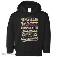 Venezuelan Girl Funny Venezuela Toddler Hoodie thumb 0