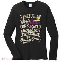 Venezuelan Girl Funny Venezuela Women's Long Sleeve Shirt thumb 0