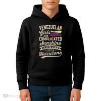 Venezuelan Girl Funny Venezuela Kids Hoodie thumb 4