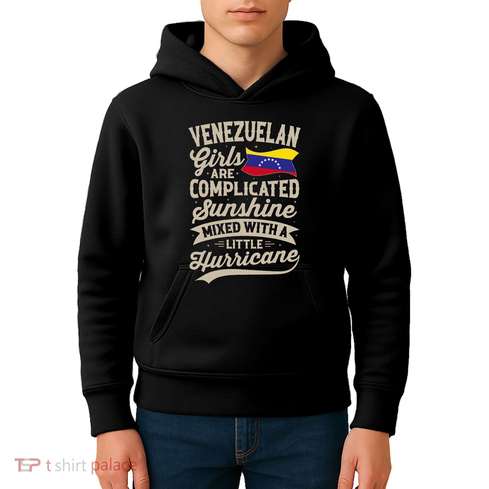 Venezuelan Girl Funny Venezuela Kids Hoodie