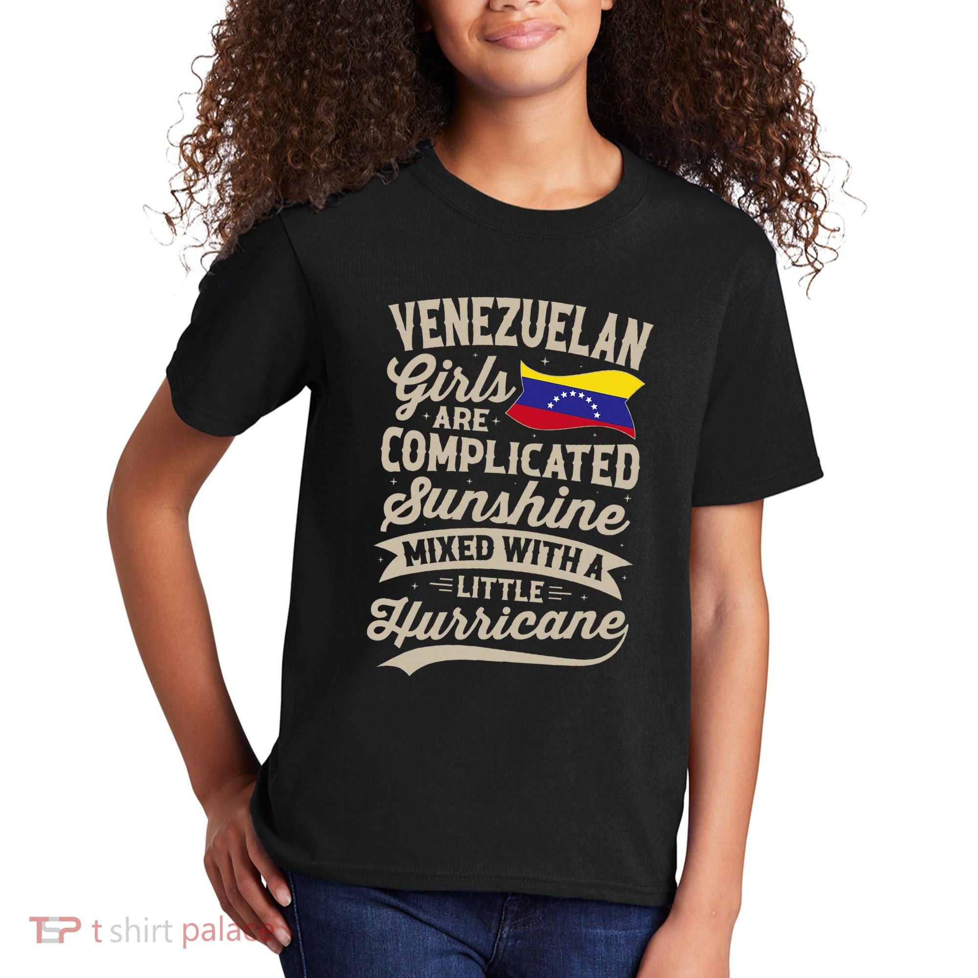 Venezuelan Girl Funny Venezuela Kids T-Shirt