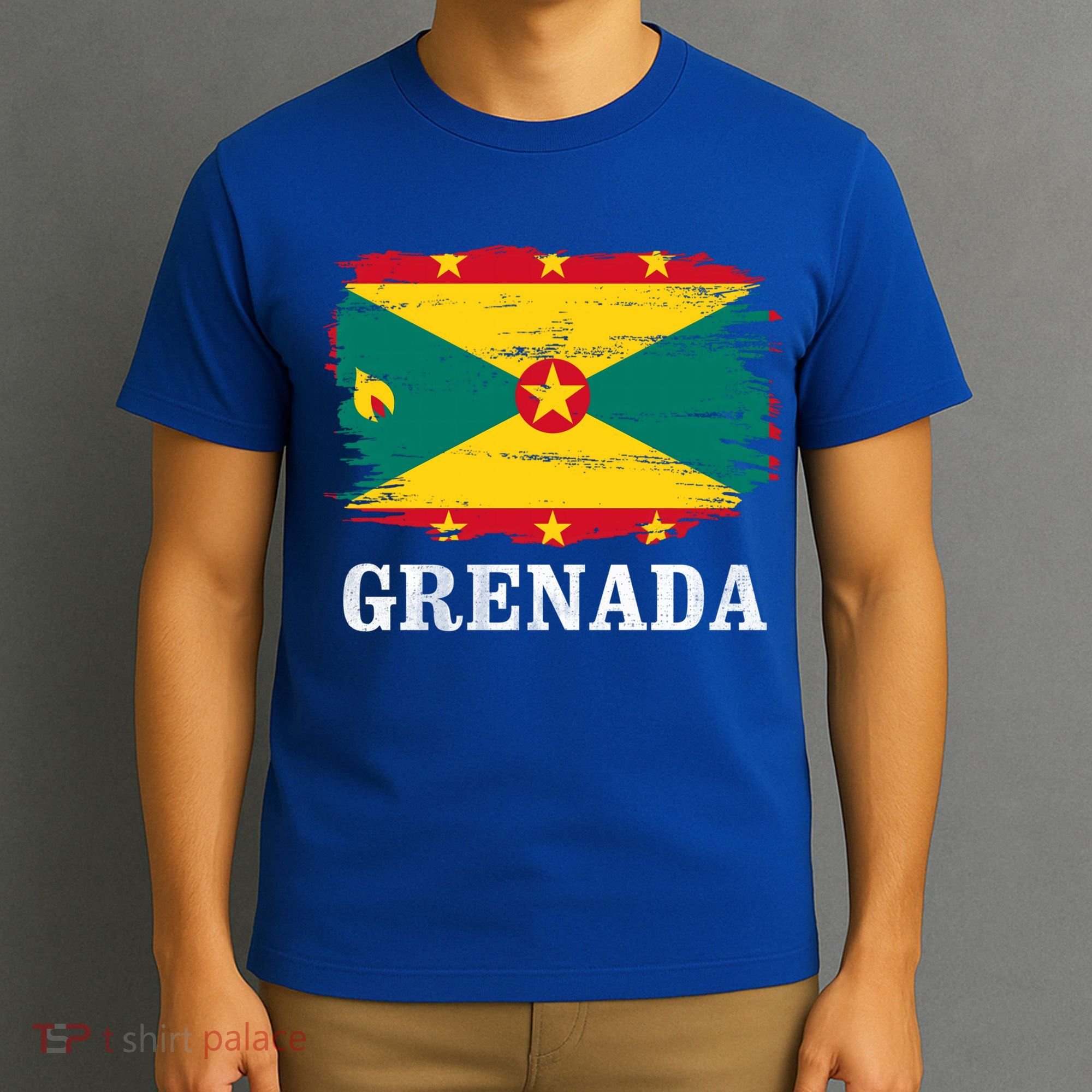 Vintage Grenada Flag For Grenadian Gift T-Shirt