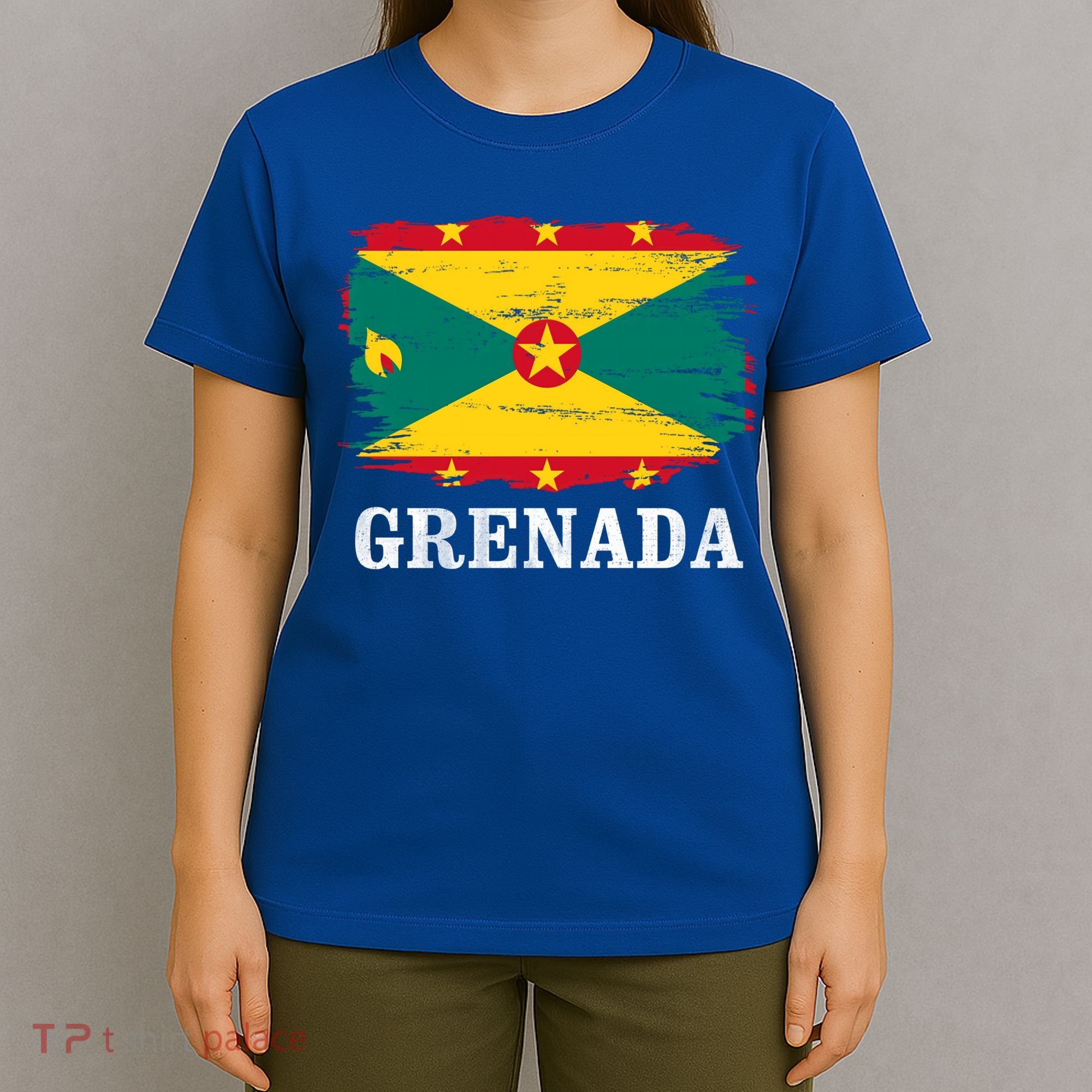 Vintage Grenada Flag For Grenadian Gift T-Shirt
