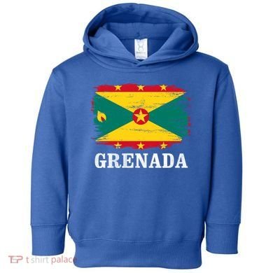 Vintage Grenada Flag For Grenadian Gift Toddler Hoodie