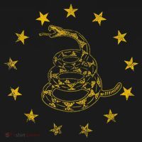 Vintage Gadsden Flag Snake Betsy Ross Flag 13 Stars T-Shirt thumb 7
