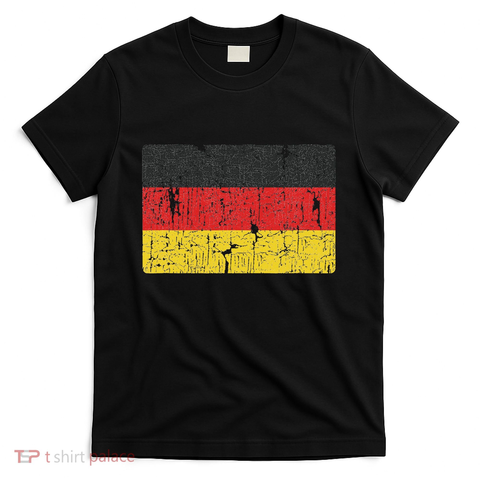 Vintage Germany Flag Gift Retro German Women Souvenir T-Shirt