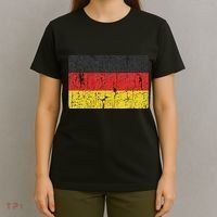 Vintage Germany Flag Gift Retro German Women Souvenir T-Shirt thumb 4