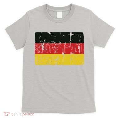Vintage Germany Flag Gift Retro German Souvenir T-Shirt
