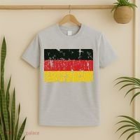 Vintage Germany Flag Gift Retro German Souvenir T-Shirt thumb 2