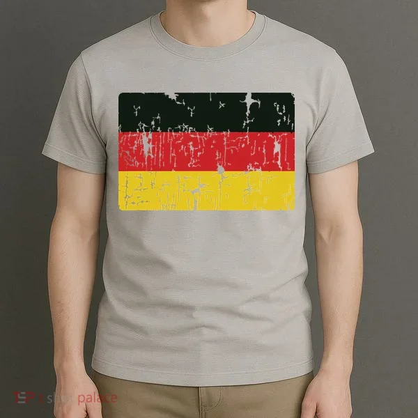 Vintage Germany Flag Gift Retro German Souvenir T-Shirt