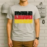 Vintage Germany Flag Gift Retro German Souvenir T-Shirt thumb 6