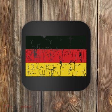 Vintage Germany Flag Gift Retro German Souvenir Coaster