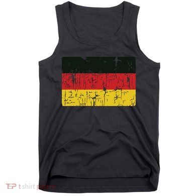 Vintage Germany Flag Gift Retro German Souvenir Tank Top
