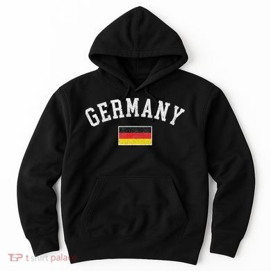 Vintage Germany Flag German Heritage Souvenir Retro Hoodie