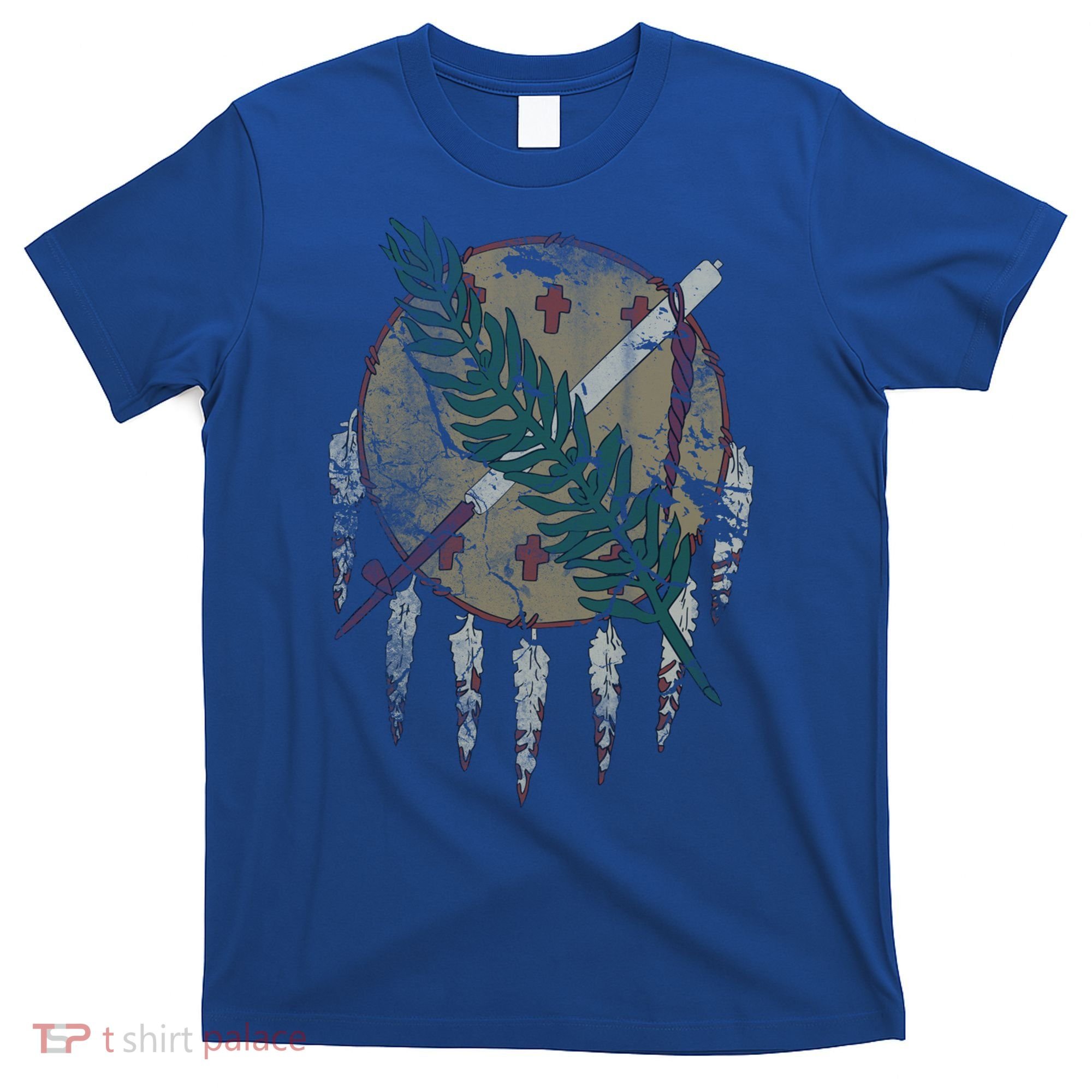 Vintage Grunge Flag Of Oklahoma Patriotic Gift T-Shirt