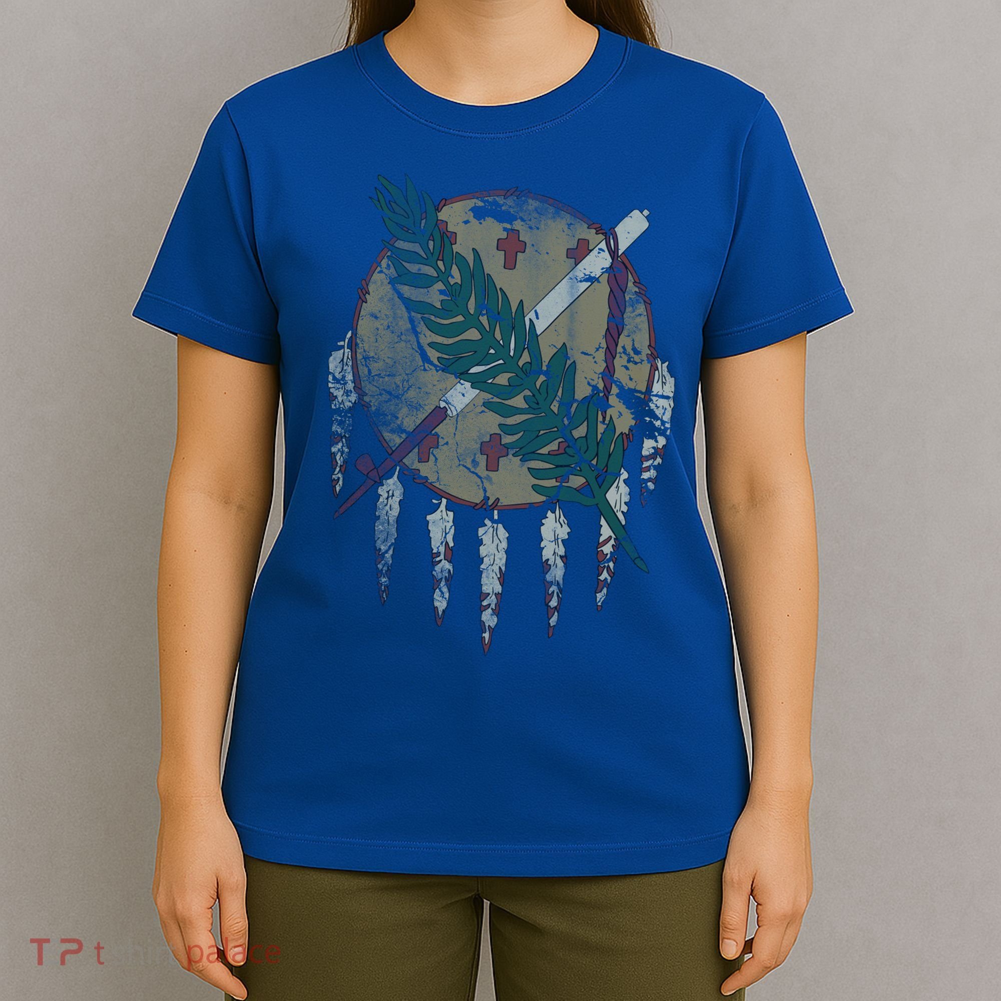 Vintage Grunge Flag Of Oklahoma Patriotic Gift T-Shirt