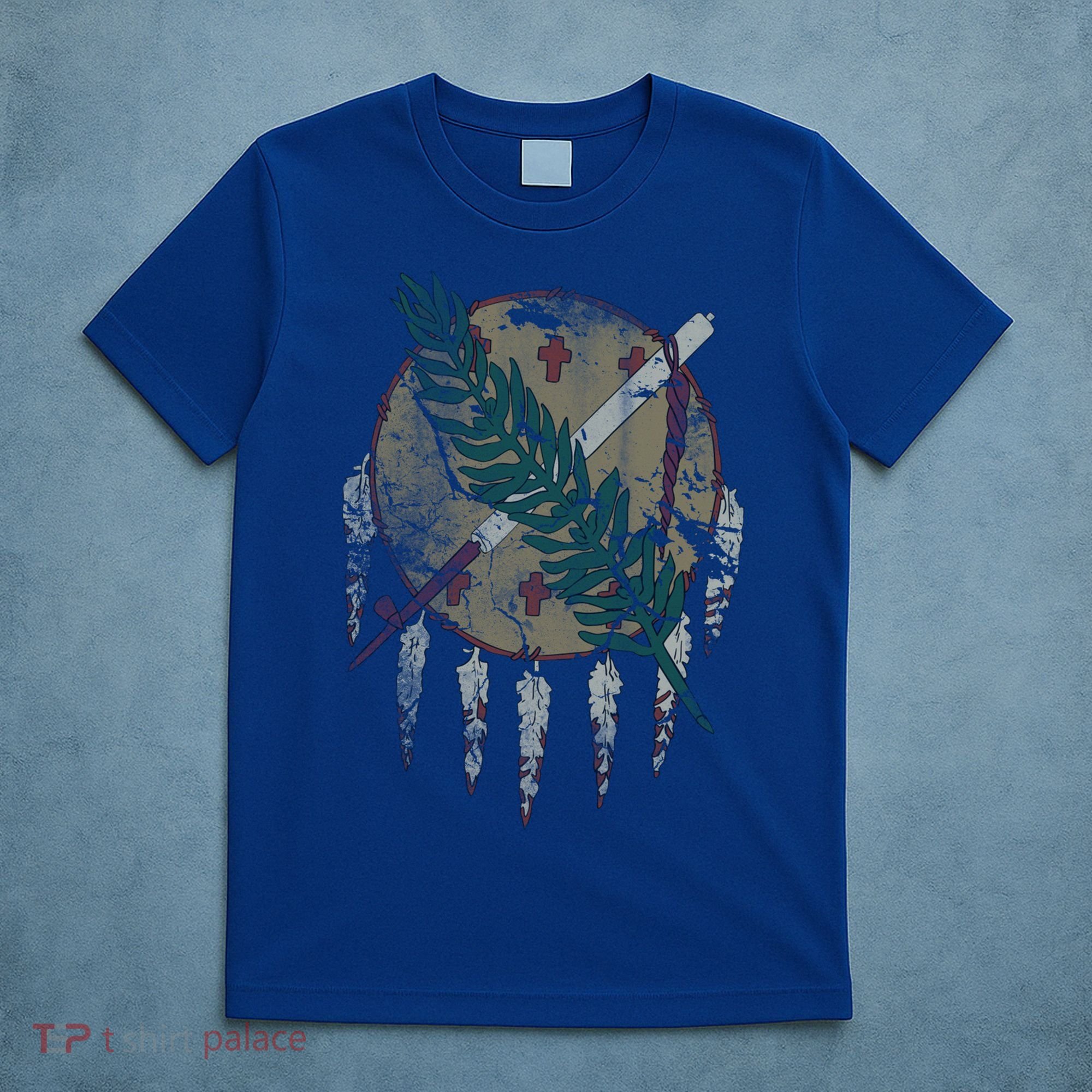 Vintage Grunge Flag Of Oklahoma Patriotic Gift T-Shirt