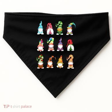 Valentine's Gnome Gift St Patrick's Gnomies Easter Gift Spring Gnomes Gift USA-Made Doggie Bandana
