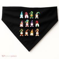 Valentine's Gnome Gift St Patrick's Gnomies Easter Gift Spring Gnomes Gift USA-Made Doggie Bandana thumb 0