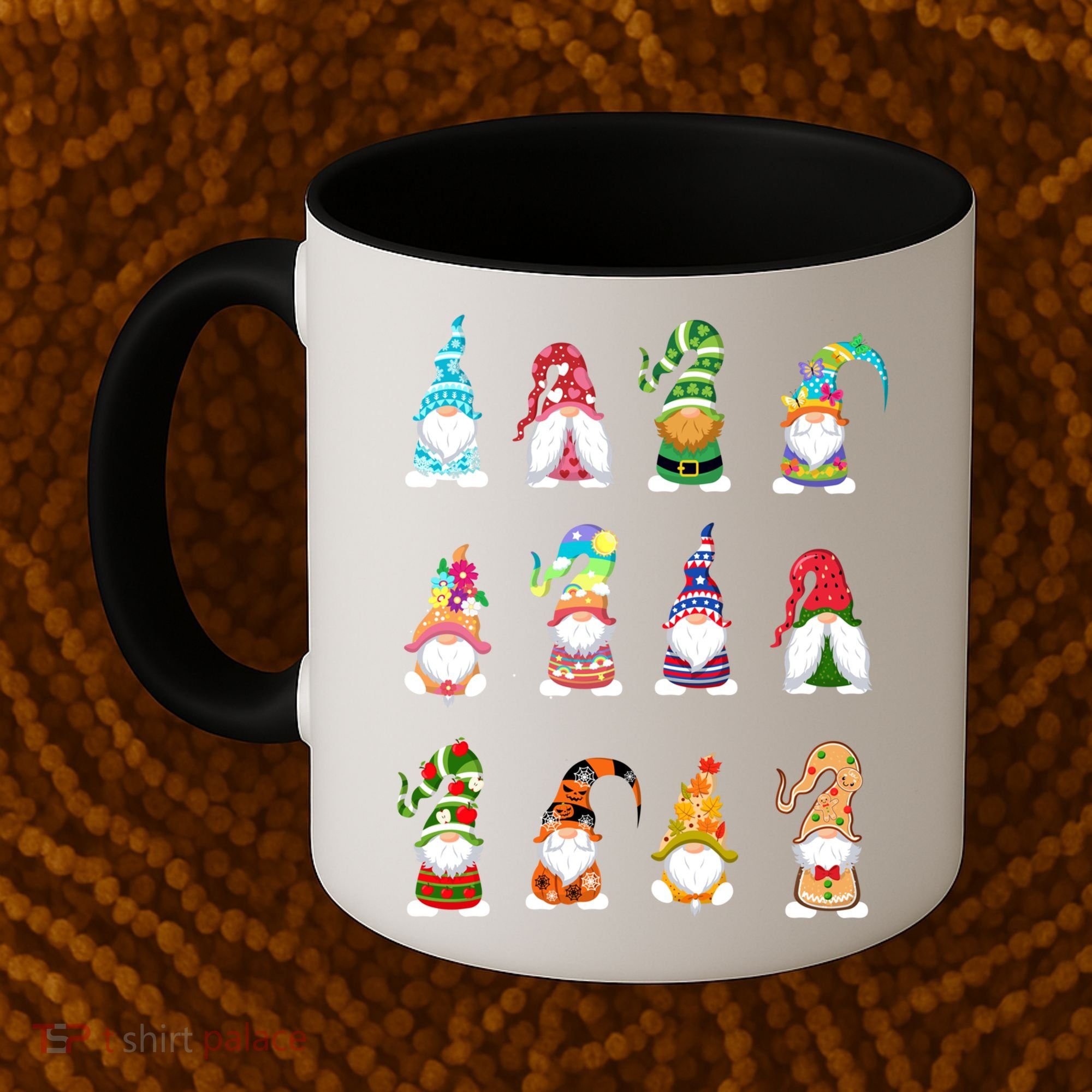 Valentine's Gnome Gift St Patrick's Gnomies Easter Gift Spring Gnomes Gift Coffee Mug