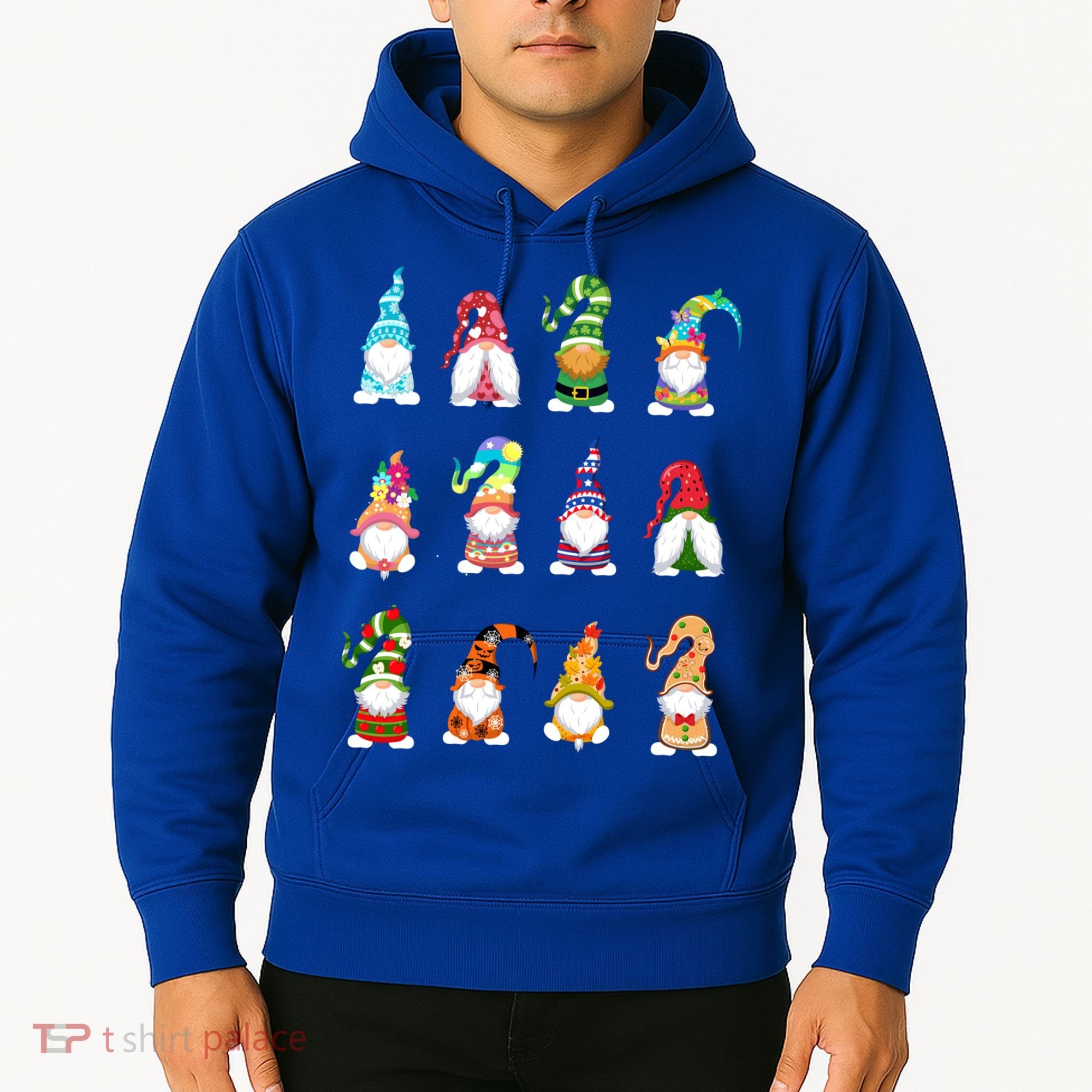 Valentine's Gnome Gift St Patrick's Gnomies Easter Gift Spring Gnomes Gift Hoodie