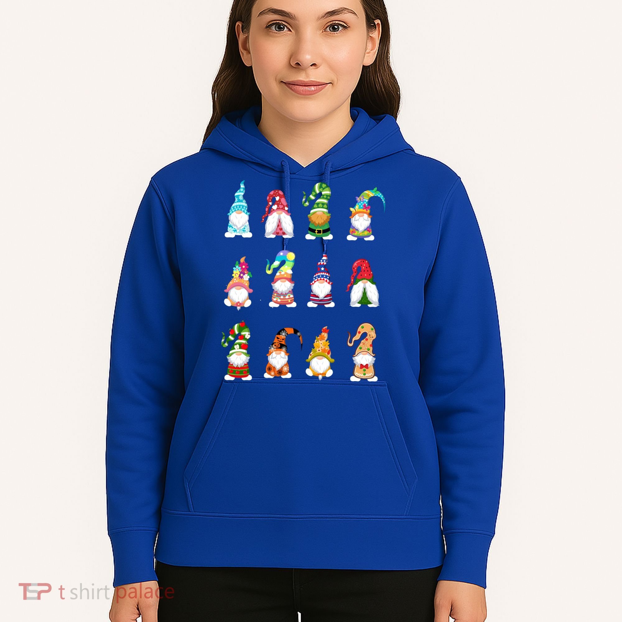 Valentine's Gnome Gift St Patrick's Gnomies Easter Gift Spring Gnomes Gift Hoodie