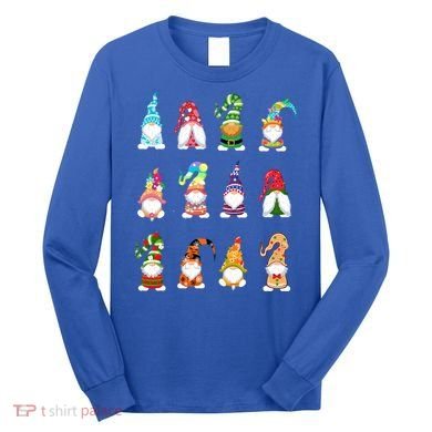 Valentine's Gnome Gift St Patrick's Gnomies Easter Gift Spring Gnomes Gift Long Sleeve Shirt