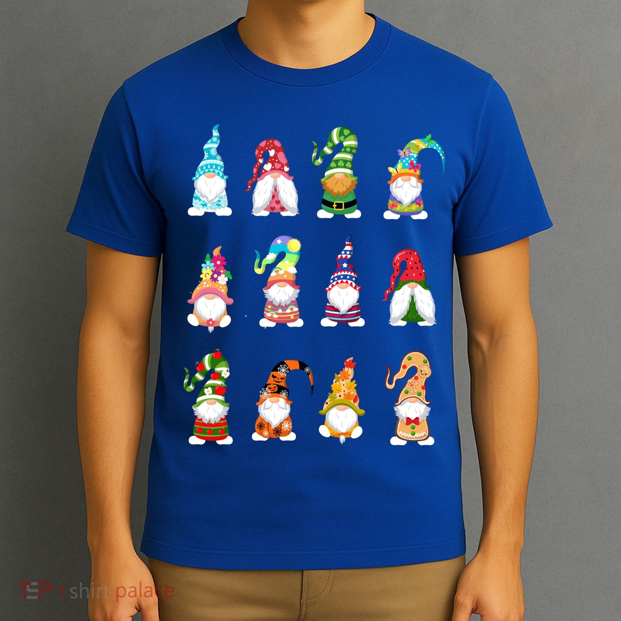 Valentine's Gnome Gift St Patrick's Gnomies Easter Gift Spring Gnomes Gift T-Shirt