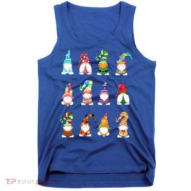 Valentine's Gnome Gift St Patrick's Gnomies Easter Gift Spring Gnomes Gift Tank Top