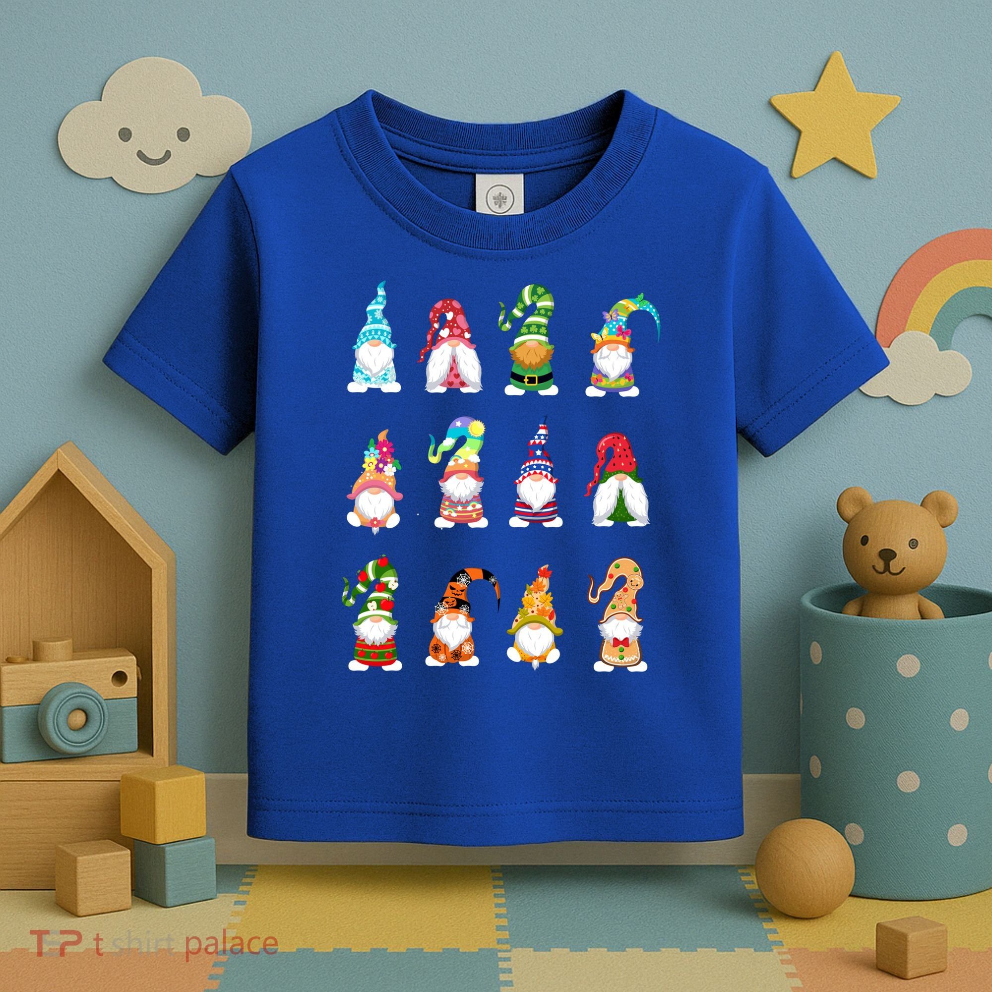 Valentine's Gnome Gift St Patrick's Gnomies Easter Gift Spring Gnomes Gift Toddler T-Shirt