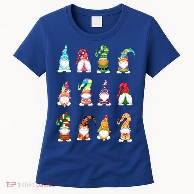Valentine's Gnome Gift St Patrick's Gnomies Easter Gift Spring Gnomes Gift Women's T-Shirt