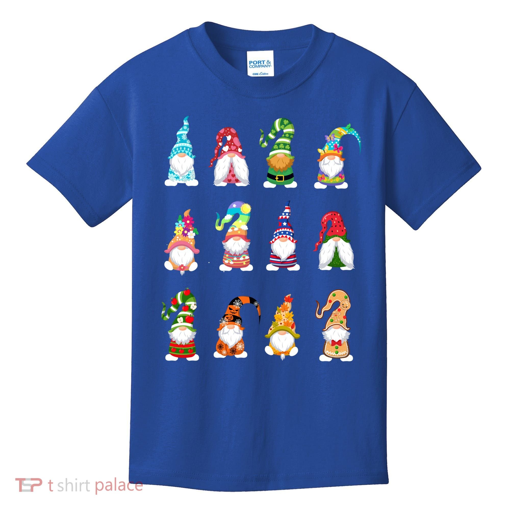 Valentine's Gnome Gift St Patrick's Gnomies Easter Gift Spring Gnomes Gift Kids T-Shirt