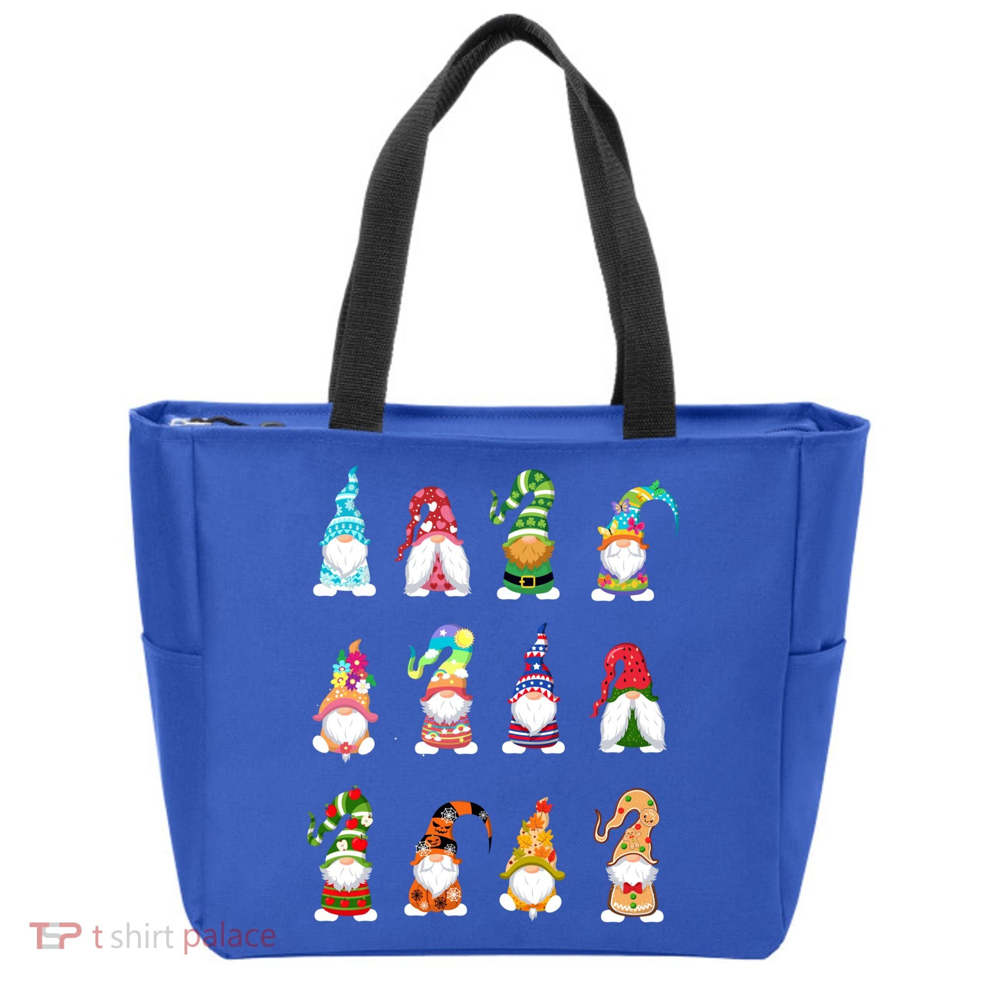 Valentine's Gnome Gift St Patrick's Gnomies Easter Gift Spring Gnomes Gift Tote Bag