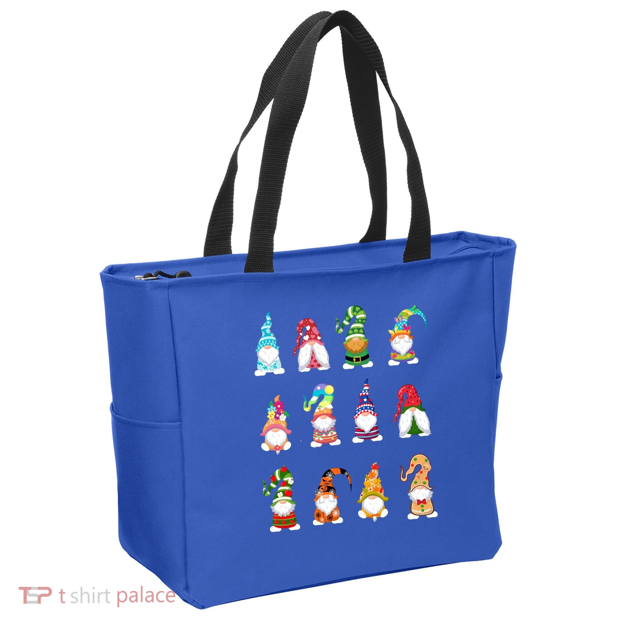 Valentine's Gnome Gift St Patrick's Gnomies Easter Gift Spring Gnomes Gift Tote Bag