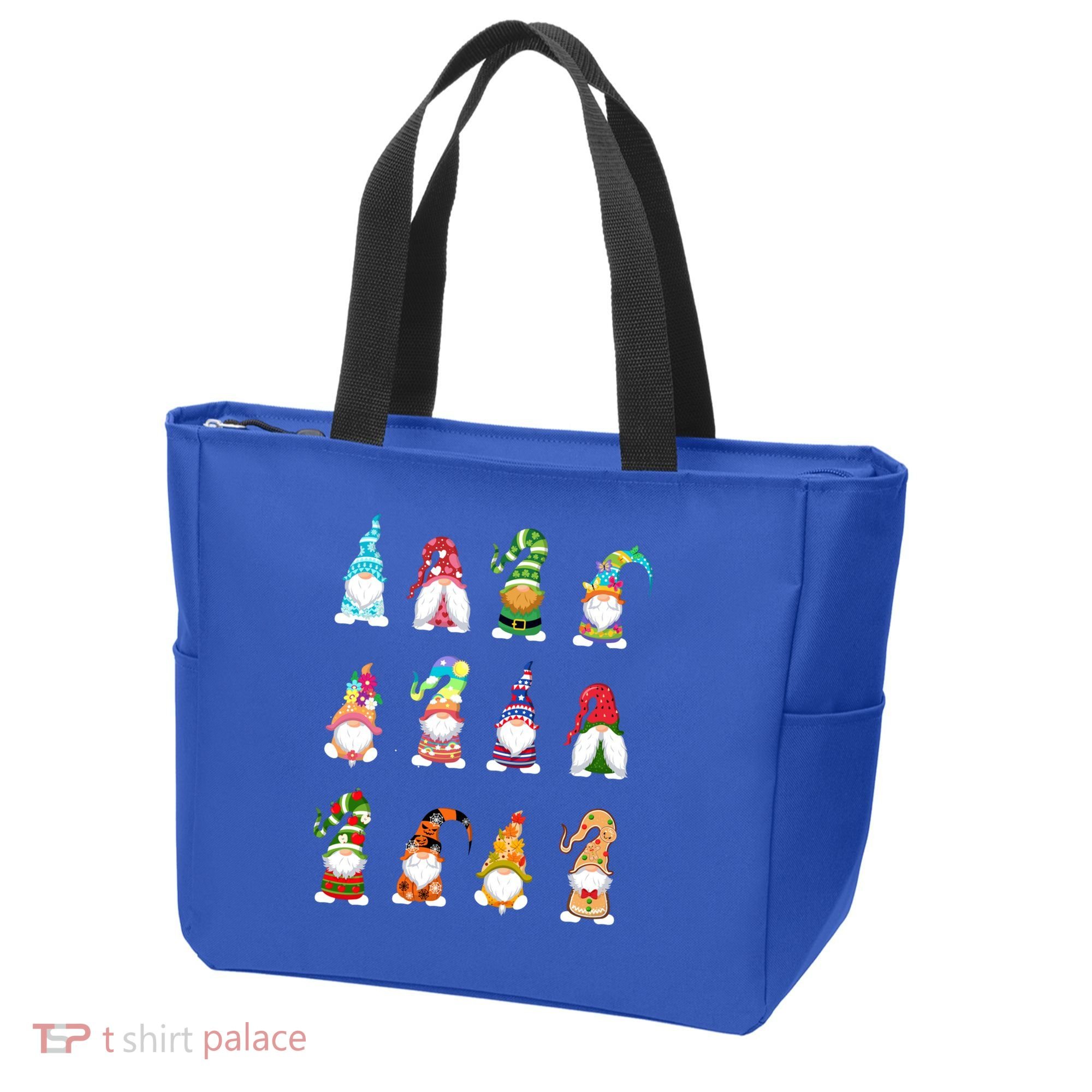 Valentine's Gnome Gift St Patrick's Gnomies Easter Gift Spring Gnomes Gift Tote Bag