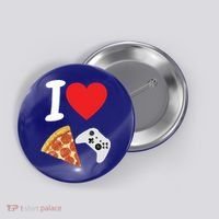 Video Games Gamer Love Pizza Cheese Boys Slice Controller Cute Gift Button thumb 0