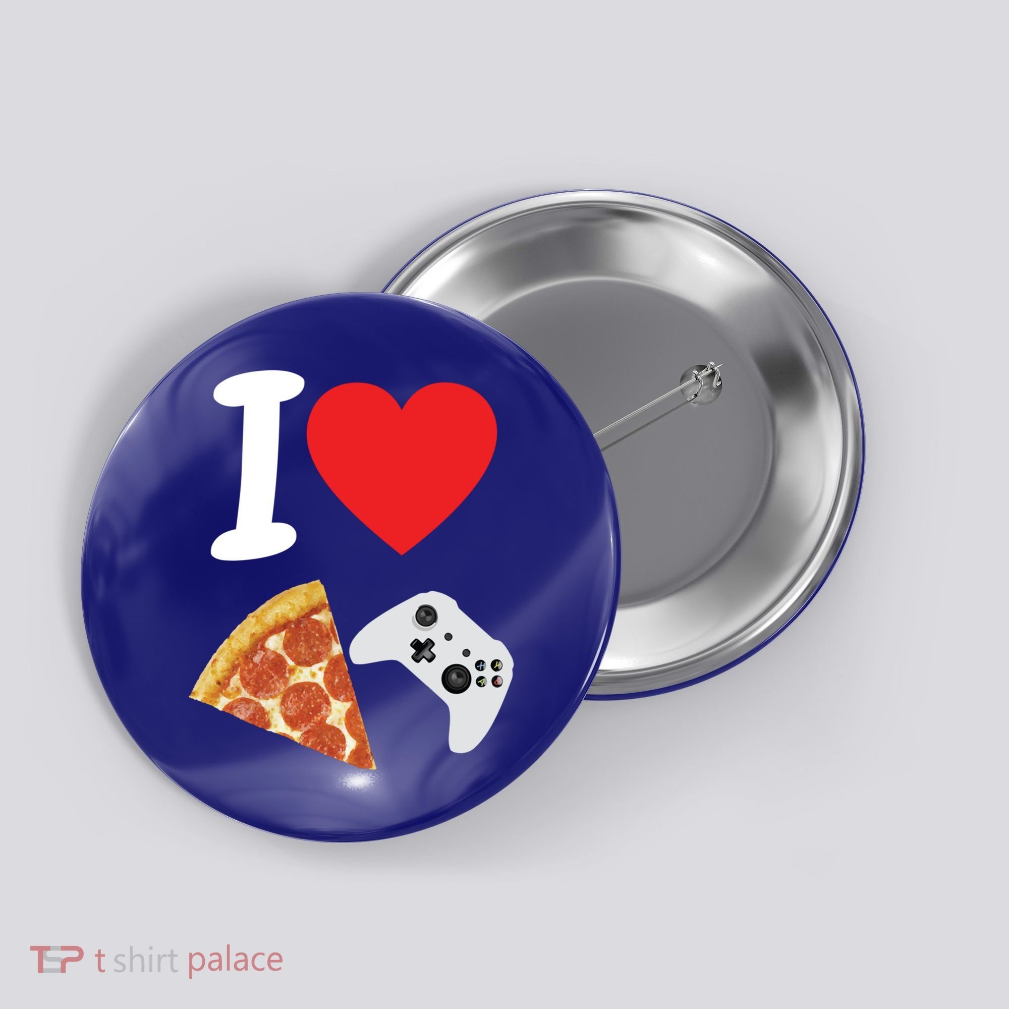Video Games Gamer Love Pizza Cheese Boys Slice Controller Cute Gift Button