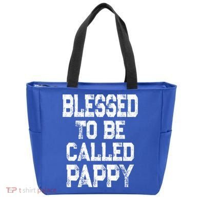 Vintage Grandpa Gift Grey Blessed To Be Called Pappy Cool Gift Bag