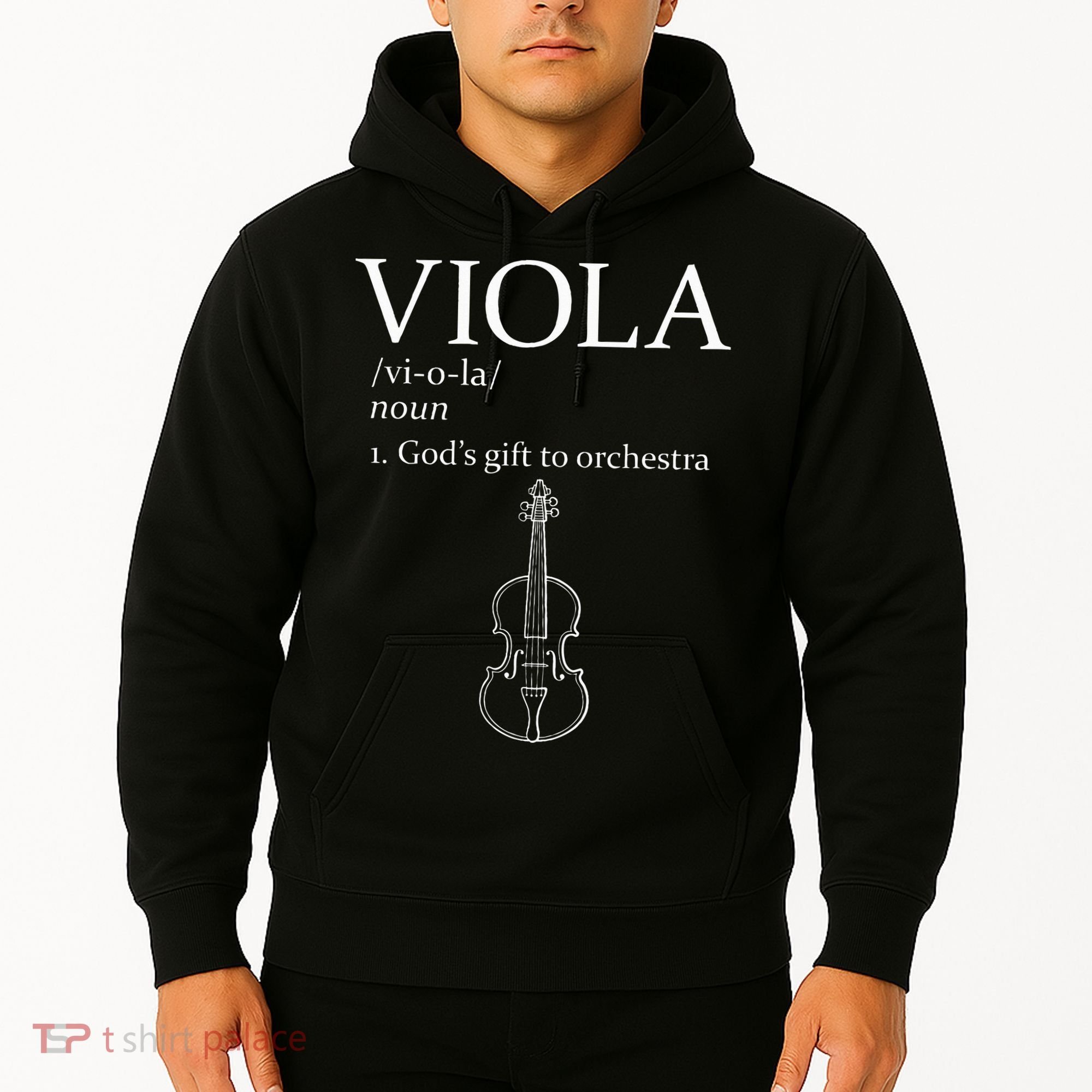 Viola GodS Gift For Orchestra Hoodie
