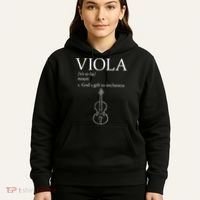 Viola GodS Gift For Orchestra Hoodie thumb 5