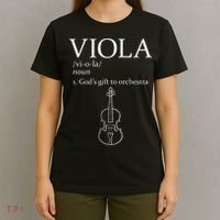Viola GodS Gift For Orchestra T-Shirt thumb 4